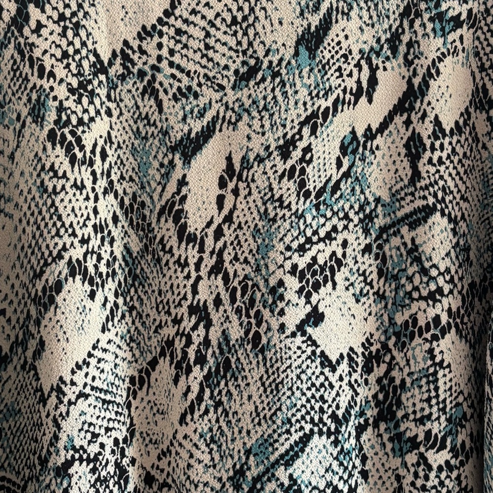 SLATE & WILLOW Phyton Printed Surplice Wrap Dress Xl - Picture 14 of 14